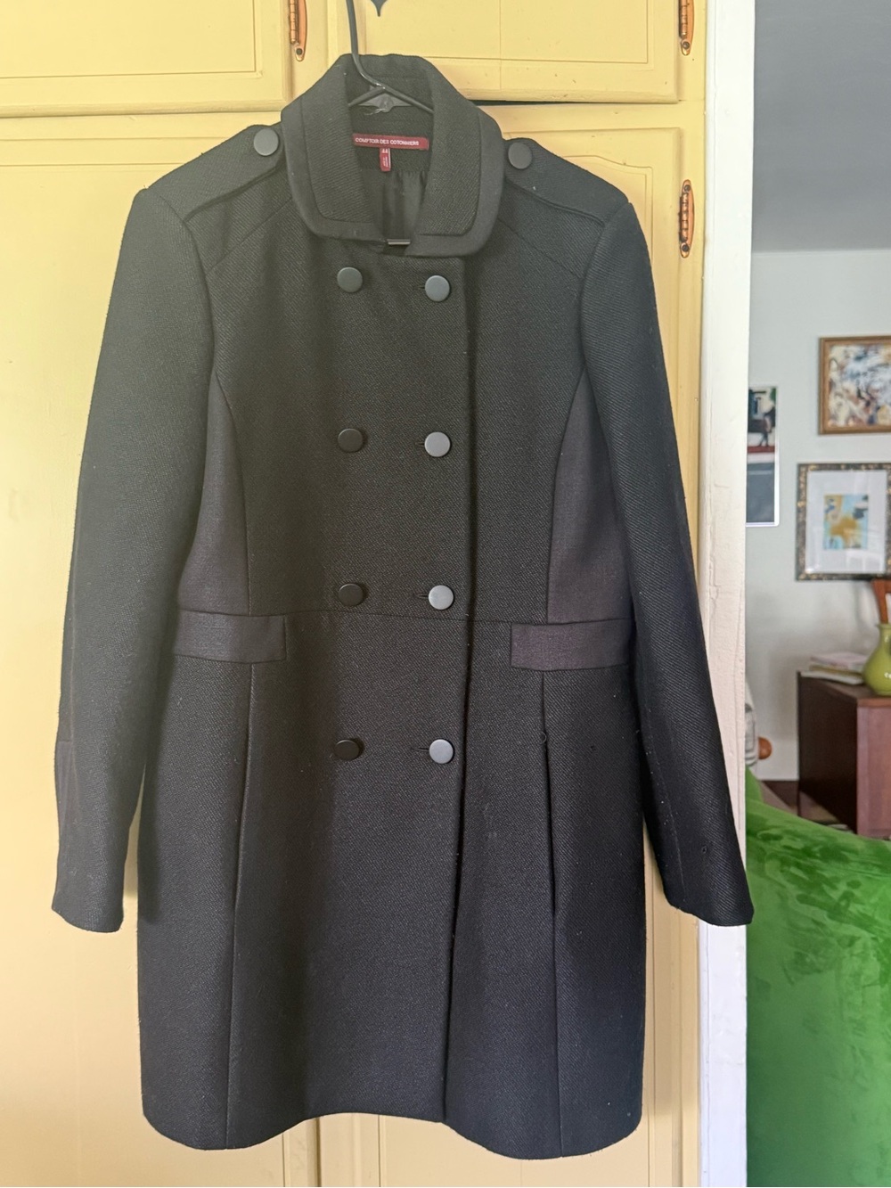 Comptoir Des Cotonniers Black Lined Jacket